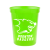 Custom Souvenir Cups-Full Color Digital- 16 oz - Translucent Green