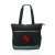 Custom Montecarlo Shoulder Bags with Front Pocket - Black