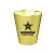 Custom 1.5 oz Plastic Standard Shot Glass - Gold