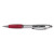 Custom HS Silver Pen Stylus and Color Accent - Silver/maroon