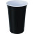 Custom Varsity 16 oz Double-Wall Cup - Black Back View 
