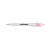 Custom White Honesty Pen with Color Accent - White/pink