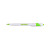 Custom White Honesty Pen with Color Accent - White/Neon green