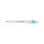 Custom White Honesty Pen with Color Accent - White/light blue