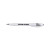 Custom White Honesty Pen with Color Accent - White/gray
