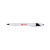 Custom White Honesty Pen with Color Accent - White/black