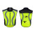 Custom Outdoor Night Vision Safety Reflective Body Vest - Neon green