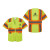 Custom 3M Reflective Brand 7 Pocket T-Shirt - Neon green