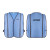 Custom Poly Mesh Non-ANSI Safety Vest - Light blue