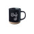 Custom 13.5 oz. Aurora Speckled Clay Coffee Mugs - Black