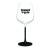 Custom 17.5 oz. Lead Free Wine Glasses - COLOR - Black