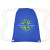 Custom  Cooper Cotton Drawstring Bag - Royal blue