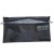 Custom Smell Proof Stash Bag with Combination Lock - Black - Open Zipper