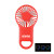 Custom Rechargeable Handheld Fan With Carabiner 2.0 - Red