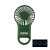 Custom Rechargeable Handheld Fan With Carabiner 2.0 - Dark green
