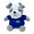 Custom 6" Brooklyn Bulldog - Navy Blue 