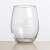 Custom Stanford Stemless Wine Glass 9 oz - Deep Etch