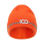 Custom 12" Folded Safety Beanie with Reflective Threads  - Neon orange