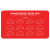 Custom Horizontal Calendar Mouse Pads - Red