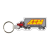 Custom Tractor Trailer USA Made Vinyl Keychain