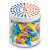 Custom 8 oz Jar of Individually Wrapped Bubble Gum