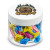Custom 2 oz Jar of Individually Wrapped Bubble Gum