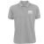 Custom Screen Printed Men's 50/50 Polo Shirt - Heather Gray 