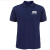 Custom Screen Printed Men's 50/50 Polo Shirt - Navy Blue 