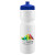 Custom Journey Bike Bottle - 28 oz. - White with Royal Blue Lid 
