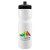 Custom Journey Bike Bottle - 28 oz. - White With Black Lid 