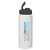 Custom 32 oz. HDPE Plastic Water Bottles with Sipper Lids - Black