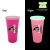 Custom Neon Pink 26 oz. Tumbler with Lid