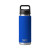 Custom YETI Rambler 26 oz. Water Bottle with Chug Cap - Royal blue Back View