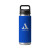 Custom YETI Rambler 26 oz. Water Bottle with Chug Cap - Royal blue