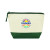 Custom Canvas Zippered Pouch - Green