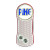 Custom Ahead Switchfix Divot Repair Tool - White with Red with Blue