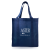 Custom Reusable Grocery Tote Bags - Navy blue