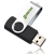Custom 8GB Swivel USB Flash Drives - Black