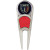 Custom Lite Touch Divot Tool With Clip - Red
