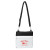 Custom All Access Clear Crossbody Bag with Detachable Strap - Black