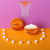 Custom Basketball Mint Container - Orange/black Lifestyle View 
