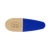 Custom Recycled PS & Bamboo Magnetic Memo Clip - Translucent Royal