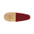 Custom Recycled PS & Bamboo Magnetic Memo Clip - Translucent red