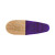 Custom Recycled PS & Bamboo Magnetic Memo Clip - Translucent purple