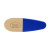 Custom Recycled PS & Bamboo Magnetic Memo Clip - Royal 