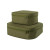 Custom Econscious Grove Travel Cube Set - Olive green Stacked view