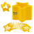 Custom Star Shape Spring Thing Toy - Yellow