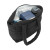 Custom Eco-Friendly Quilted Lunch Cooler Tote Bag - Black open view