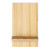 Custom Deluxe Bamboo Phone Holder & Stand - Bamboo - Front view