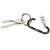 Custom SecureLink Mini Carabiner Keychain - Black In Use 